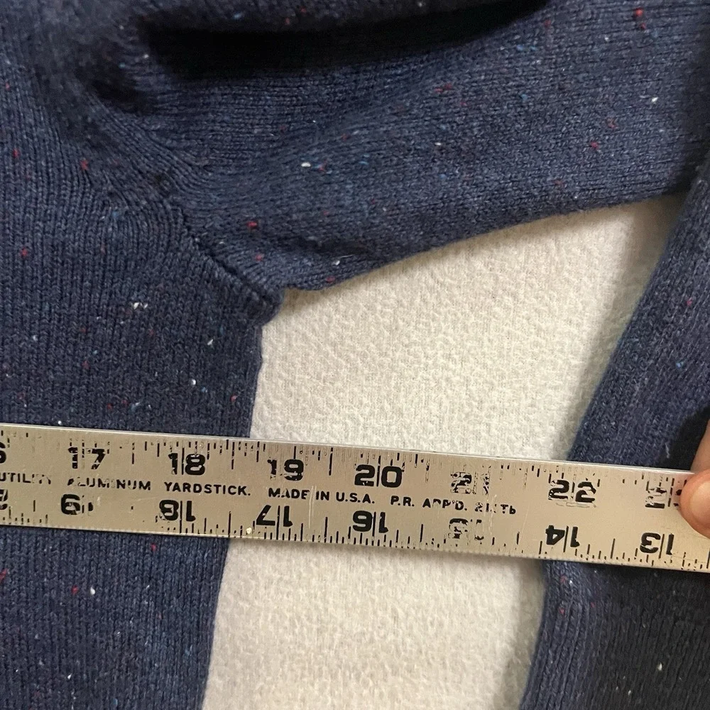Banana Republic Sweater Men's Size Small Blue Mercantile Speckled Wool Blend